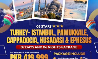 Turkey- Istanbul, Pamukkale, Cappadocia, Kusadasi & Ephesus Holiday Travel and Tour Package